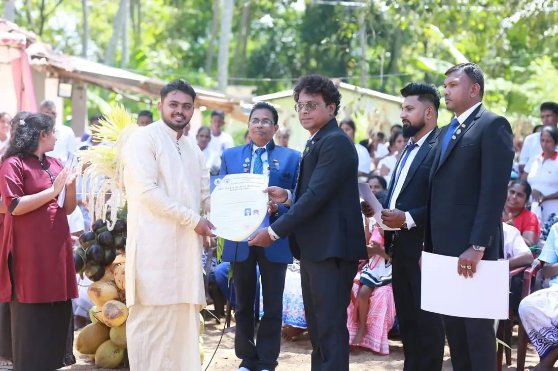 "Wes and Pahimpath Kalaeli Festival" Held Successfully in Padiyathalawa: 42 Children Awarded Certificates & Community Leaders Honored with "Shri Hela Abhiman" Awards